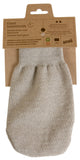 Organic linen and cotton hammam glove