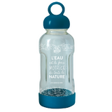 Unbreakable Glass Water Bottle - Blue