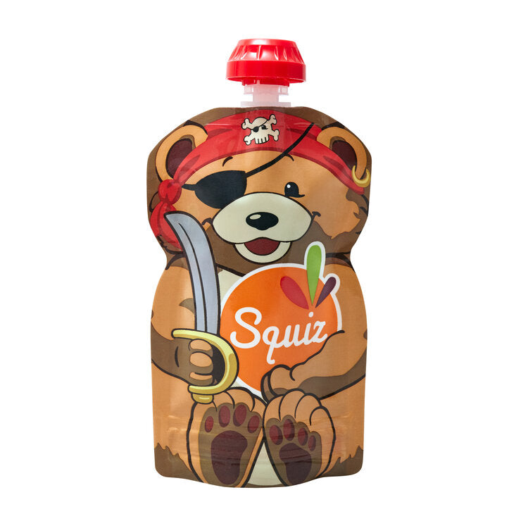 Squiz Reusable Food Pouch - Bear Pirate (130 ml)