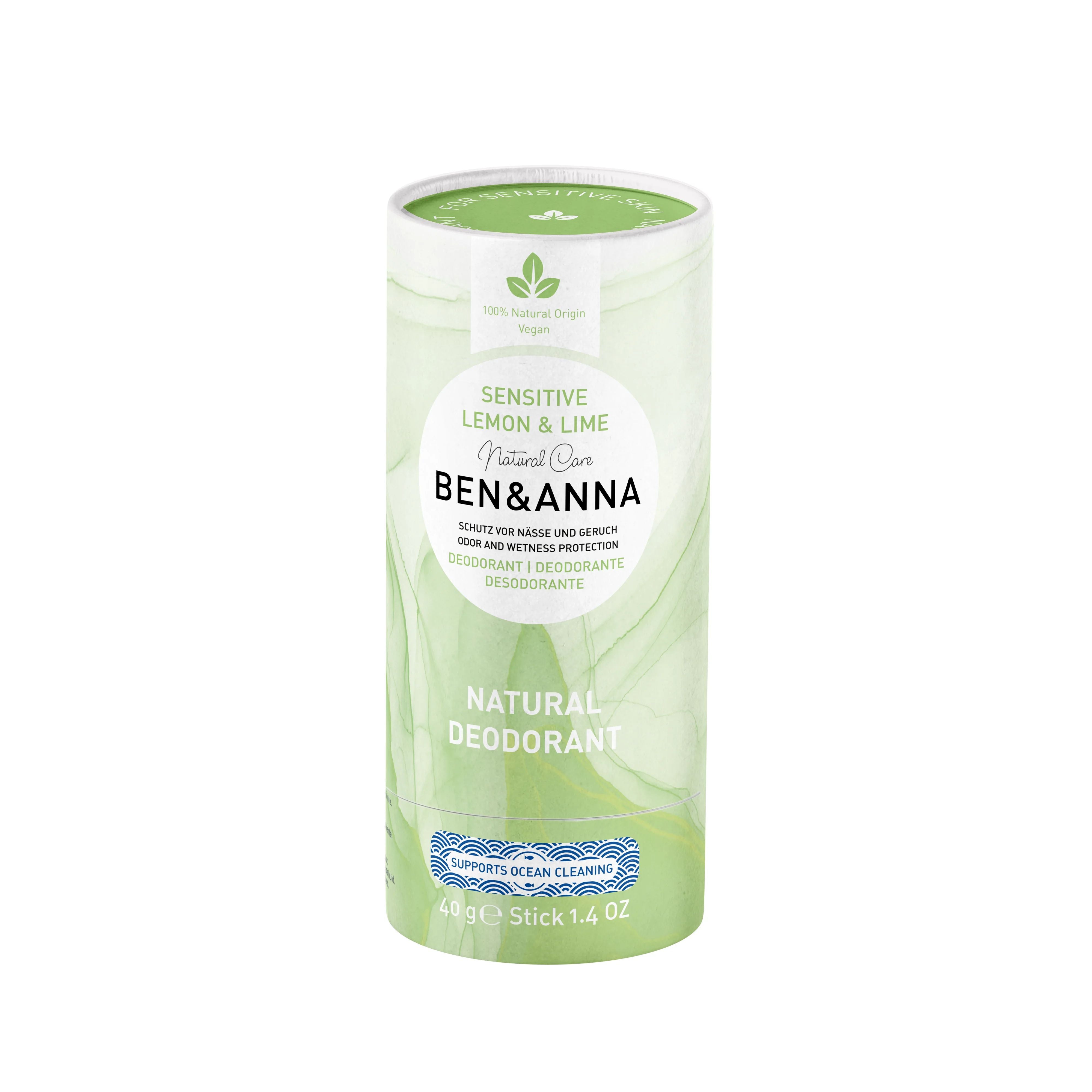 Sensitive Deodorant - Lemon & Lime - 40 g