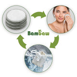 16 Reusable Makeup Remover Pads-Bambaw-Kami Store