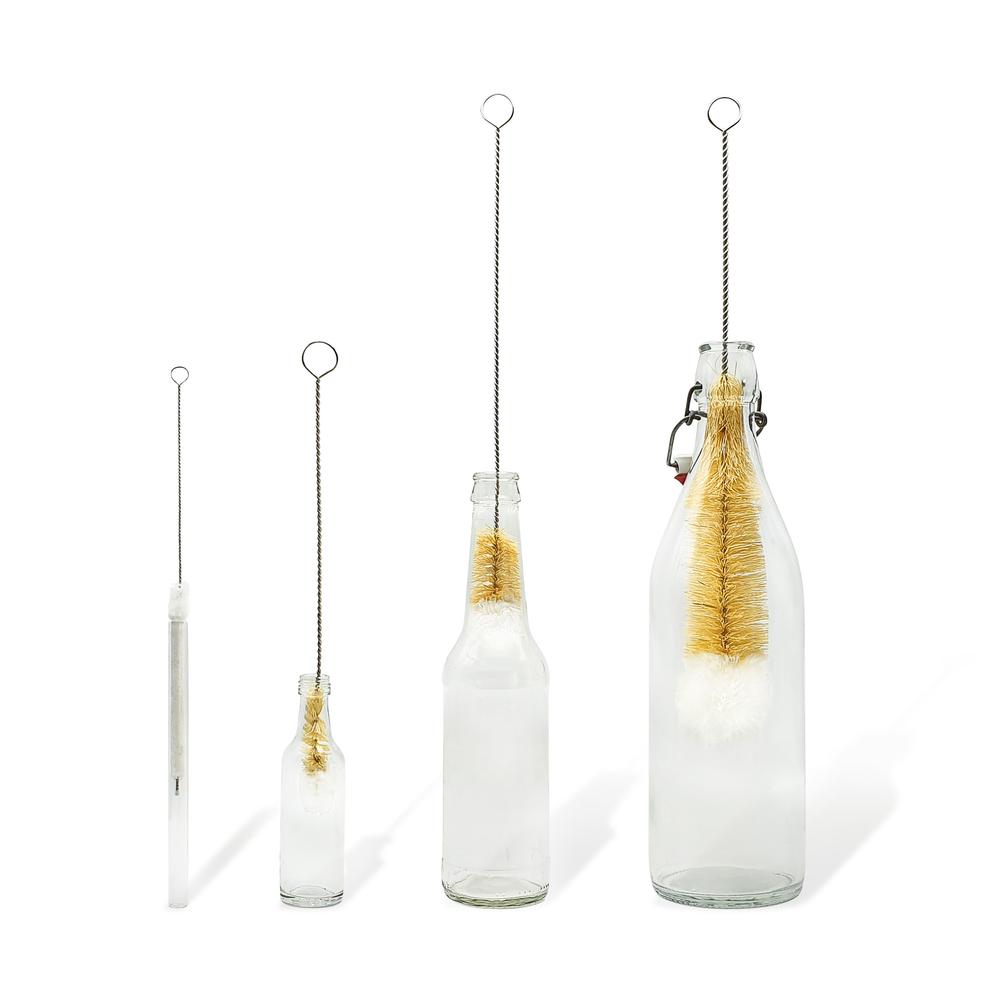Set of 4 Brushes for Glassware-Bambaw-Kami Store