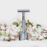 Metal Safety Razor with Stand-Bambaw-Kami Store