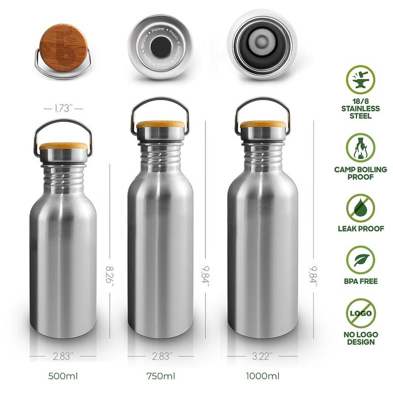Bambaw Insulated Stainless Steel Bottle - 750 ml
