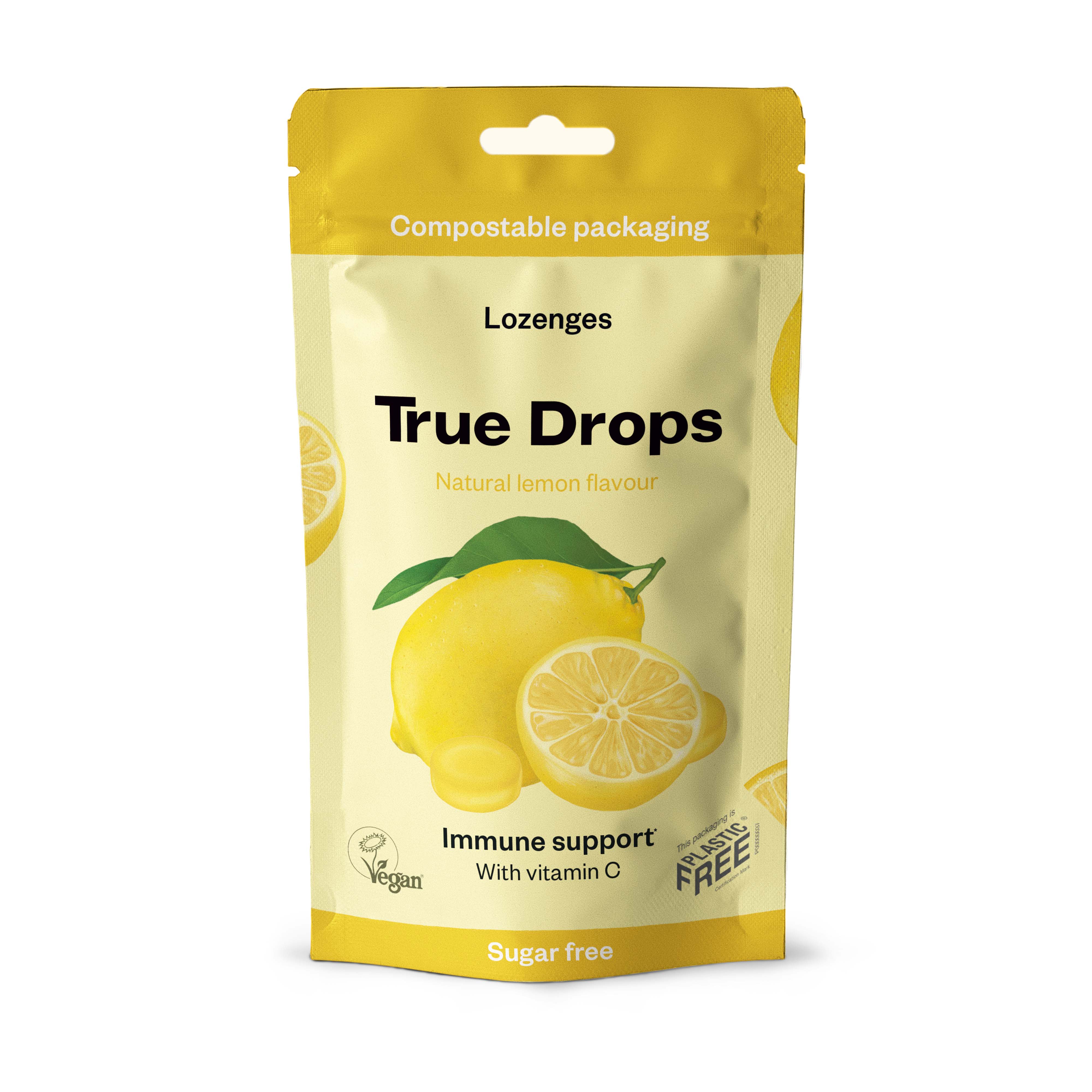 True Drops - Lemon with Vitamin C-True Gum-Kami Store