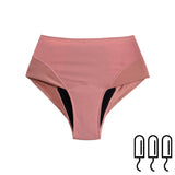Menstruatiebroekje met hoge taille - Montana - Roze