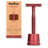 Metal Safety Razor with Stand-Bambaw-Kami Store