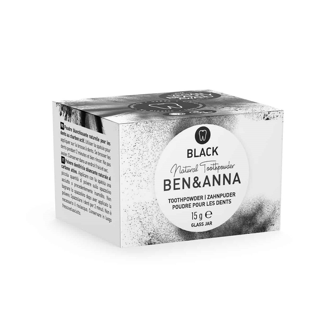 Charcoal Toothpowder-Ben & Anna-Kami Store