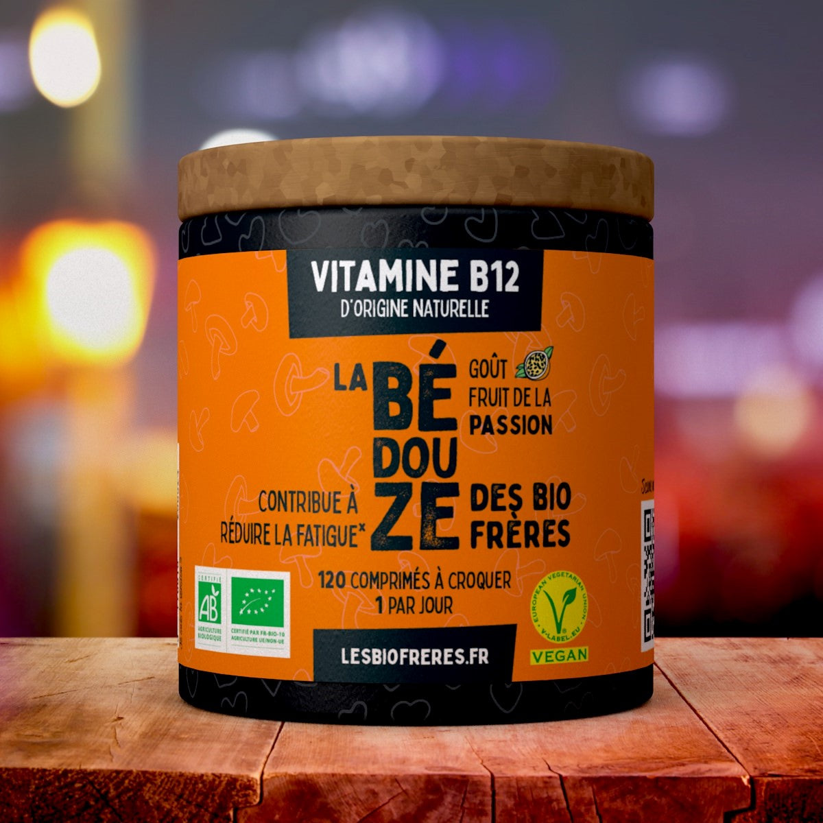 Vitamin B12 - Passion Fruit Flavor - 120 tablets
