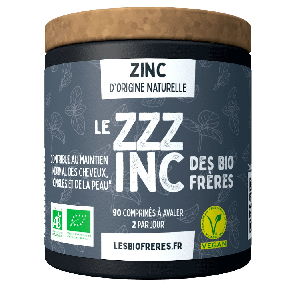ZZZinc - Zinc d'origine naturelle - 90 comprimés